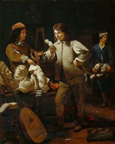 In the Studio by Michael Sweerts